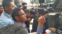 Rheza Herwindo usai diperiksa KPK