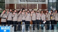 Kedatangan para Polwan tersebut untuk melakukan audiensi dengan pimpinan KPK.