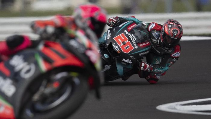 JUDI ONLINE Petronas Yamaha membuktikan tak salah mempromosikan Fabio Quartararo ke MotoGP. Foto: Mirco Lazzari gp / Getty Images