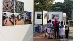 Antusiasnya Siswa SD Melihat Rekam Jakarta Dalam Foto