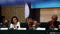 Uji publik seleksi capim KPK ini berlangsung di ruang serba guna gedung III Sekretariat Negara, Jakarta.