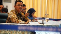 Jaksa Agung Muda Tindak Pidana Khusus Kejaksaan Agung Supardi, jadi salah satu kandidat yang menjalani uji publik seleksi capim KPK di hari terakhir.