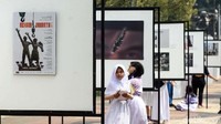 Kegiatan yang diselenggarakan oleh Pewarta Foto Indonesia Jakarta (PFIJ) ini guna mengedukasi dan memperkenalkan profesi jurnalis foto ke kalangan pelajar.