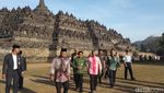 Foto: Raja Malaysia & Candi Borobudur yang Bikin Kagum