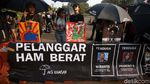 Pejuang Kamisan Menuntut Keadilan di Seberang Istana