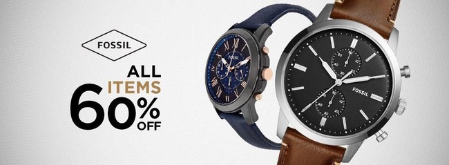 Blibli mengadakan promo menarik untuk produk jam tangan Fossil. Tak tanggung-tanggung, potongan yang diberikan adalah 60% untuk semua item. Jangan sampai ketinggalan. Foto: Istimewa