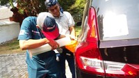 Dengan jarak tempuh dari pabrik Suzuki di Cikarang menuju Keraton Kesepuhan yakni mencapai All New Ertiga GX yang dikendarai dan ditumpangi detikcom, berhasil mencapai 21,39 kpl (kilometer per liter) dengan jarak tempuh 184 km (pengujian fuel to fuel). Foto: dok. Suzuki