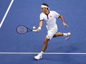 Tarung Empat Set, Roger Federer Pijak Babak Ketiga AS Terbuka