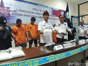 BNNP Bali Gagalkan Penyelundupan Sabu 5,49 Kg Asal Aceh