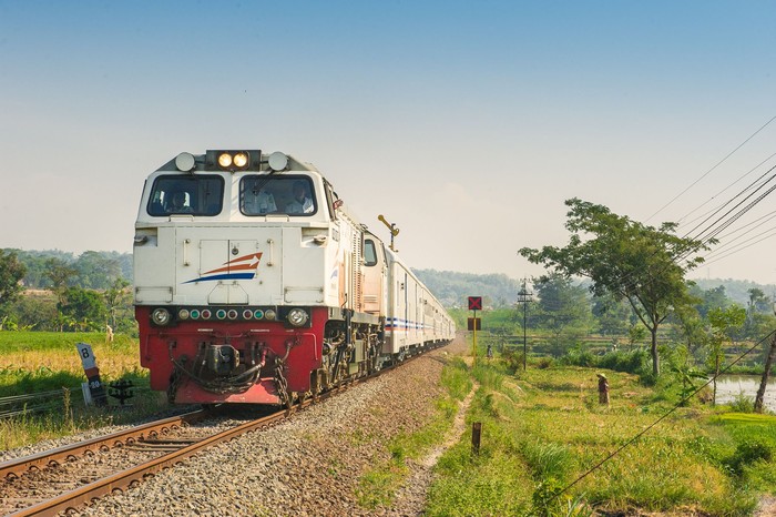 Ilustrasi kereta api