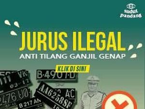 Jurus Ilegal Anti Tilang Ganjil Genap