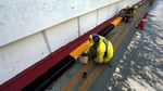 Underpass Kebayoran Lama Makin Kinclong