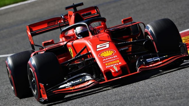 Vettel Tercepat, Ferrari Kuasai FP1 GP Belgia