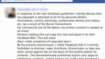 Salah satu posting mengenai perlindungan privasi Facebook di masa lalu, juga sebelum diterpa skandal. (Foto: via Boredpanda.com)