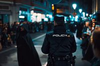 Kepolisian di Barcelona menambah jam patroli sampai malam (iStock)