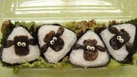 Siapa suka Shaun the Sheep? Sushi ini cocok untuk Anda. Foto: Istimewa