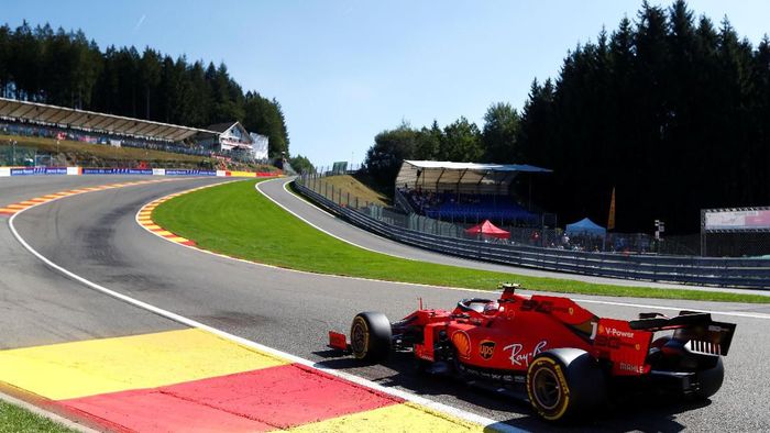 Charles Leclerc tercepat di Free Practice 2 GP Belgia (Francois Lenoir/Reuters) Charles Leclerc tercepat di Free Practice 2 GP Belgia (Francois Lenoir/Reuters)