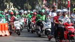 Konvoi Motor Listrik Serbu Bundaran HI