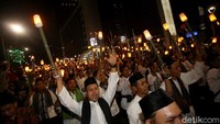 Pawai diawali dari Jalan Medan Merdeka Barat, Silang Monas, menuju ke Bundaran HI.