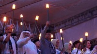 Nantinya pawai obor itu akan disambut oleh Gubernur DKI Jakarta Anies Baswedan.