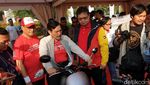 Aksi Menteri Luhut Satmori Motor Listrik