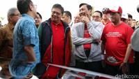 Keempat menteri tersebut adalah Menteri Koordinator Bidang Kemaritiman Luhut Binsar Pandjaitan, Menteri Perhubungan Budi Karya Sumadi, Menteri Perindustrian Airlangga Hartarto, dan Menteri Riset, Teknologi, dan Pendidikan Tinggi Mohamad Nasir.
