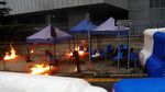 Akhir Pekan di Hong Kong Diwarnai Gas Air Mata Hingga Bom Molotov