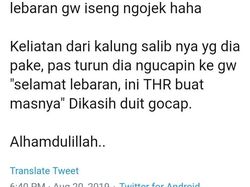 Abang Ojol Ini Ajarkan Jangan Nilai Orang dari Luarnya Saja