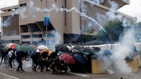 Seperti dilansir AFP, Sabtu (31/8/2019), Kepolisian Hong Kong telah melarang unjuk rasa atas alasan keamanan, usai unjuk rasa pekan lalu berujung bentrokan parah. Pihak penyelenggara kemudian mengumumkan pembatalan aksi pada Sabtu (31/8/2019) ini. Kai Pfaffenbach/Reuters.