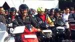 Pagi-pagi, Luhut dan Budi Karya Tancap Gas Naik Motor Listrik