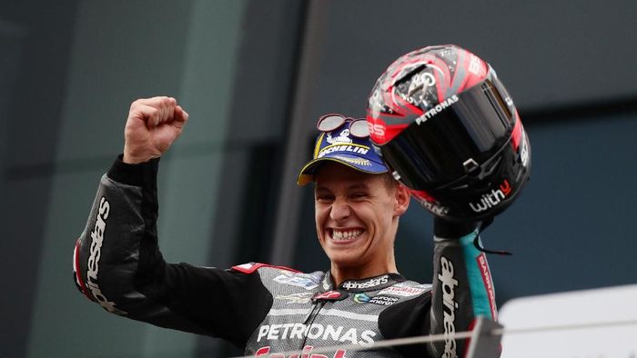 Fabio Quartararo tercepat di sesi tes MotoGP Misano (REUTERS/Lisi Niesner)
