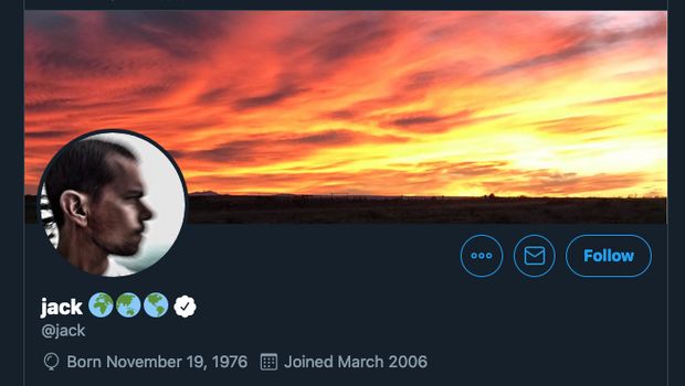 Akun Twitter Jack Dorsey