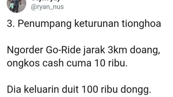 Wah dapat rezeki nomplok nih. (Foto: Twitter/ryan_nus)