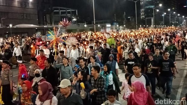 Semarak Jakarta Muharram Festival, Warga Penuhi Area Bundaran HI