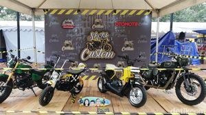Motor Modifikasi Keluarga Jokowi Dalam Satu Atap