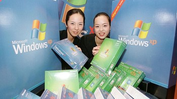 Menurut Net Applications, Windows XP adalah sistem operasi yang paling banyak digunakan sampai Agustus 2012, ketika Windows 7 akhirnya melampauinya. Foto: Getty Images