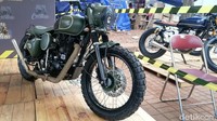 Royal Enfield yang juga milik Gibran. Foto: Rizki Pratama
