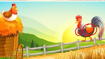 Jawabannya adalah terletak pada sayap ayam yang ada di sebelah kanan. (Foto: Brightside)