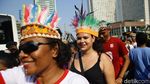 Menari dan Bernyanyi Bareng Masyarakat Papua di CFD