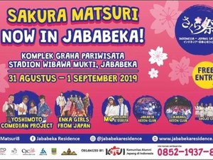 Asyik! Festival Sakura Matsuri Kini Hadir di Kota Jababeka