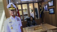 Di bagian museum, terdapat tiga segmen. Segmen pertama, pengunjung akan diajak melihat alur perjalanan hidup Edi Supandi! mulai dari prajurit hingga akhirnya menjadi KASAL. (Yudha Maulana/detikcom)