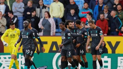 Liverpool Berjaya di Turf Moor