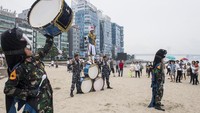 Seperti diketahui, KRI Bimasuci telah berlabuh di negara Korea Selatan sejak 30 Agustus 2019. Bermacam kesenian dan tarian serta pertunjukan ketrampilan drumband para prajurit TNI AL ditampilkan di hadapan masyarakat Kota Busan, Korea Selatan.