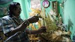 Taryana Ubah Limbah Tulang Ikan Jadi Karya Seni Keren