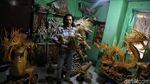 Taryana Ubah Limbah Tulang Ikan Jadi Karya Seni Keren
