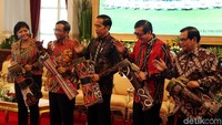 Presiden telah meresmikan pembukaan konferensi itu secara simbolis dengan menabuh tifa.
