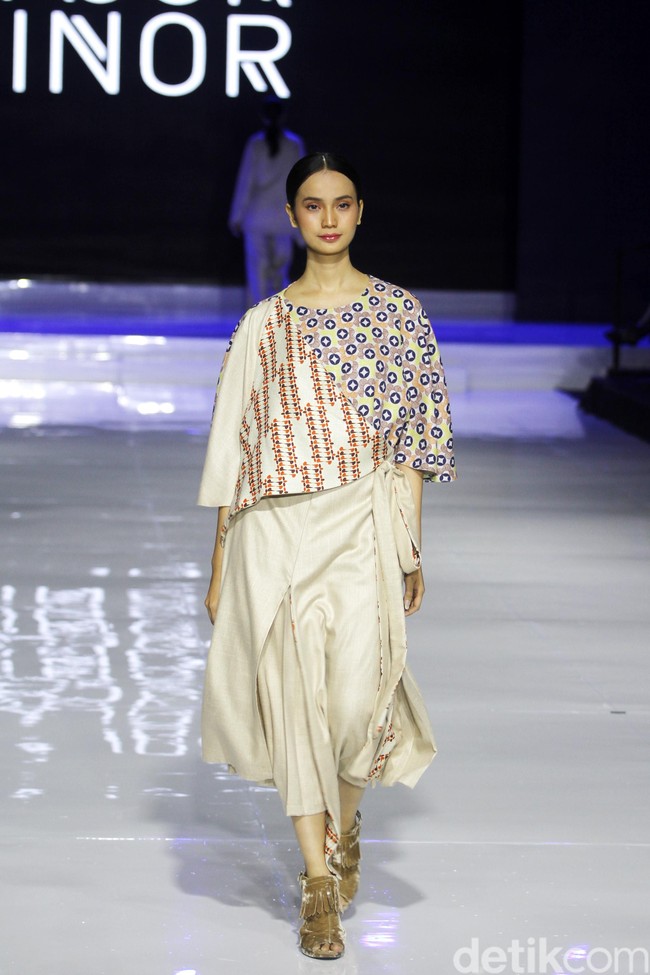 Major Minor hadirkan busana unik motif batik di ajang Jakarta Fashion & Food Festival 2019. Hotel harris. Kelapa gading. Jakarta. Senin [19/08/2019]. Foto: Mohammad Abduh/Wolipop