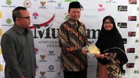 Kehadiran alumni Pondok Pesantren Gontor di tengah ratusan peserta Muktamar untuk memberikan sosialisasi dengan tema Mengokohkan Pilar Kebangsaan Menuju Indonesia Emas 2045.