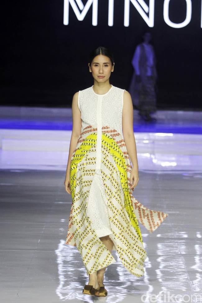 Major Minor hadirkan busana unik motif batik di ajang Jakarta Fashion & Food Festival 2019. Hotel harris. Kelapa gading. Jakarta. Senin [19/08/2019]. Foto: Mohammad Abduh/Wolipop