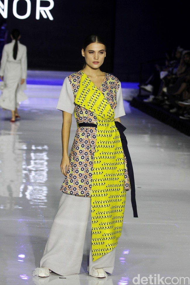 Major Minor hadirkan busana unik motif batik di ajang Jakarta Fashion & Food Festival 2019. Hotel harris. Kelapa gading. Jakarta. Senin [19/08/2019]. Foto: Mohammad Abduh/Wolipop